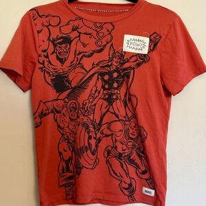 Marvel Red Graphic T-Shirt for Boys
